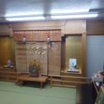 遺品整理のエイガン貝塚店２階、遺品お焚き上げ品保管所